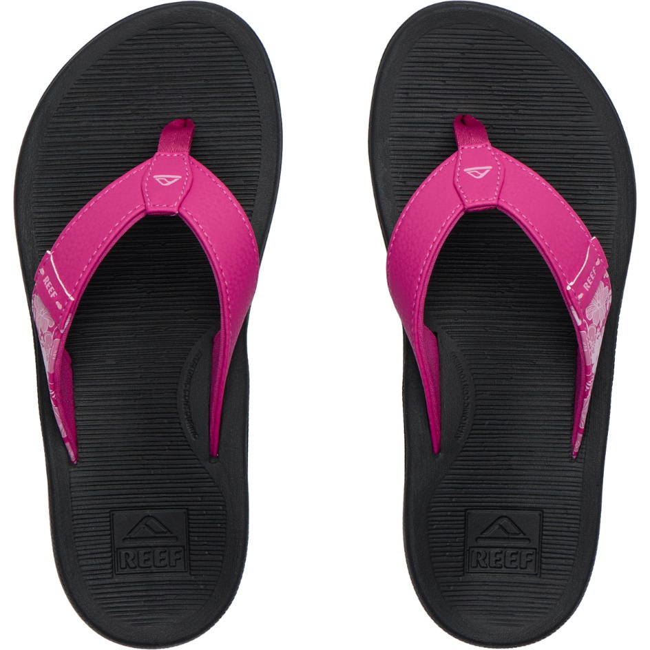 2026 Reef S Santa Ana Sandaler Til Kvinder CJ8827 - Fuchsia Red / Black